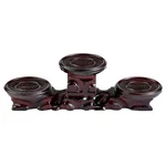Thy Collectibles Oriental Rosewood 3-PLANT Stand, Small For Indoor. Fixed Price $29.39.