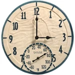 Taylor Precision Products 91501T 14-IN. Poly-resin Clock With Thermometer, By. Fixed Price $70.03.