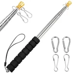 Portable Handheld Flag Pole For Carrying, 8.2FT/2.5M Stainless Steel Telescop.... Fixed Price $10.38.
