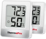Thermopro TP49 2 Pieces Digital Hygrometer Indoor Thermometer Oyster White. Fixed Price $23.23.
