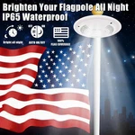 42 Led Solar Flag Pole Light Outdoor Garden Yard Camping 500LM Bright. Fixed Price $18.30.