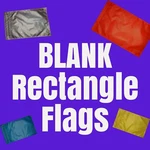 Blank Rectangle Flag Great On Atv Bicycle Utv Trailer Jeep Kayak Boat Whip Pole. Fixed Price $11.95.