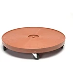 Devault Plant & Whiskey Barrel Dolly, Terra Cotta Colored, 24". Fixed Price $63.24.