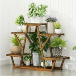 6 Tier Wooden Plant Stand Shelves Rack Flower Pot Display Garden Outdoor Indoor. Fixed Price $31.90.