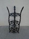 Rose Iron Side Table Plant Stand English Colonial Regency Art Nouveau Deco Boho. Fixed Price $250.00.