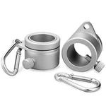 Bonytek 2 Pack Aluminum Alloy Rings, 360 Degree Rotating. Fixed Price $11.53.