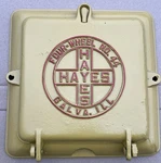 Hayes Corn Planter Box Lid Cast Iron Beautiful Restoration NO.44. Fixed Price $65.00.