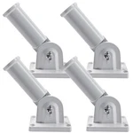(4 Pack) Flag Pole Holder Outside Multi-position Aluminum Adj Bracket Mount. Fixed Price $32.88.