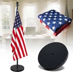 American With - Heavy Duty 1" Free Standing Indoor Flagpole. Fixed Price $33.08.