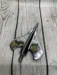Us Army Parade / Indoor Spear Point Flag Pole Chrome Finial Topper Vintage. Fixed Price $32.79.