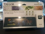 Taylor Desktop Deluxe Weather Forecaster Station With Usb Charger. Fixed Price $21.97.