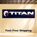 Titan Fitness 2'X8' Banner Flag. Fixed Price $16.86.