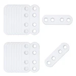 White Straight Brackets Iron Flat Mending Plate Furniture Brace 2.16X0.7. Fixed Price $15.23.
