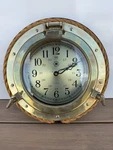 Bey-berk Nautical Brass Porthole Quartz Clock W/ Fisherman's Rope Aa Battery. Fixed Price $89.99.