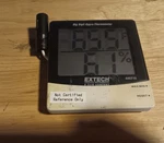 Extech 445715 Big Digit Hygro-thermometer With Remote Probe. Fixed Price $24.99.