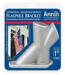 Annin Flagmakers 286500 Pole Bracket, 1.25", Position Aluminum. Fixed Price $37.83.