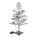 Glitzhome 2' Pre-lit Upward Wrapped Flocked Pine Christmas Tree Greenery Timer. Fixed Price $54.99.