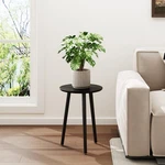 Tall Indoor Stand - Black Wooden Table For Large & Living Spaces. Fixed Price $32.33.