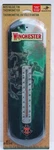 "winchester Horse/rider Green" Nostalgic Tin Thermometer By Rivers Edge Products. Fixed Price $14.99.