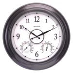 Acurite Illuminated Outdoor Clock 24 In. Thermometer Humidity Sensor Metal Frame. Fixed Price $155.99.