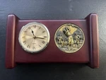Cole Executive Clock With Golf Medallion By. Fixed Price $15.00.