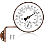 4" Brass Outdoor Thermometer Waterproof, Outside Decorative For P.... Fixed Price $35.52.