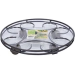 Plastec SC14SL Saucer Caddy, 14-INCHES, Slate. Fixed Price $46.82.