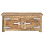 Coffee Table End Accent Sofa With 2 Doors Solid Wood Mango Vidaxl. Fixed Price $166.99.