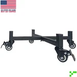 16" Plant Caddy Wheels Lock Metal Rolling Stand Heavy Duty 200 Lb Capacity Pot. Fixed Price $16.65.