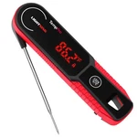 Temppro Lightning 0.5-SEC Instant Read Meat Thermometer, Kitchen Food Red. Fixed Price $63.78.