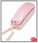 Pink Corded Trimline Princess Phone Easy Wall Mount Speed Dial Last Number Re.... Fixed Price $28.95.