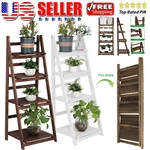 4 Tier Flower Plant Ladder Stand Storage Rack Vintage Foldable Bookshelf. Fixed Price $49.99.