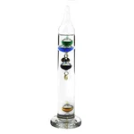 Gw Schleidt 7" Multicolor Temperature Galileo Thermometer With 4 Spheres. Fixed Price $15.00.