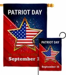 Never Forget 9/11 Garden Flag Day Patriotic Decorative Yard House Banner. Fixed Price $68.95.
