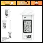 Max Min Greenhouse Thermometer - Indoor Outdoor Temperature Monitor, Wall Mounte. Fixed Price $20.99.