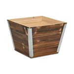 Cheungs Cavorn Tapered Square Planter Bucket Medium 11DOT75IN. Fixed Price $37.87.