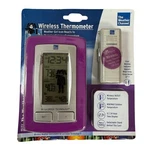 Weather Channel La Crosse Technology Digital Thermometer Purple Clock. Fixed Price $32.00.