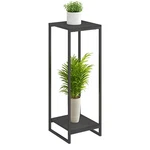 34 Inch Tall Plant Stand Indoor 2 Tier Modern Shelf Corner Flower Holder Black. Fixed Price $45.51.