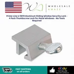 Prime-line 9819 Aluminum Sliding Window Security Lock 4 Pack Thumbscrew. Fixed Price $12.99.