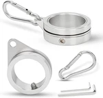 Flag Pole Rings 2 Pack 1 Inch 360 Rotating Anti Wrap Clips Carabiners. Fixed Price $21.24.