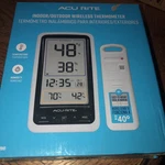 Acurite Indoor/outdoor Wireless Thermometer With Humidity And Clock. Fixed Price $26.99.