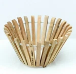 Hanging Wooden Orchid Basket - Round 6". Fixed Price $8.99.