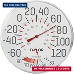 Taylor Precision Products Humidiguide Dial Thermometer (12-INCH), White, One Siz. Fixed Price $47.17.