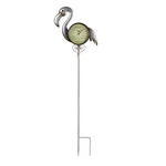Swim Central 41.75" Iron Flamingo Garden Stake Thermometer. Fixed Price $54.17.