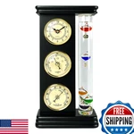 Lily's Home Lilys Analog Weather Station Galileo Thermometer Precision. Fixed Price $99.40.