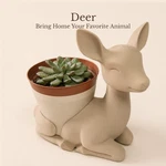 Deer Planter For 4 Inch Nursery Pots Animal Lover Gift Indoor Decor. Fixed Price $51.99.