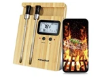 Alfabot K1 Wireless Meat Thermometer Oven & Grill W/ Dual Probes Bt App Control. Fixed Price $29.99.