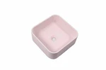Ultra Modern Concrete Cement Wash Basin Counter Top Matt Pink Square New. Fixed Price $216.66.