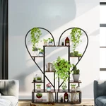 Heart Shaped Plant Shelf Holder 6 Tiers Metal Indoor Stands Multi-purpose. Fixed Price $200.00.