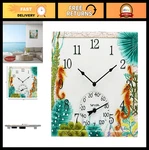 14" Poly Resin Indoor/outdoor Clock & Thermometer - Garden, Patio, Pool Decor. Fixed Price $75.99.